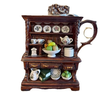 Paul Cardew Welsh Dresser / Cupboard  LARGE TEAPOT  Limited Edition  Mint Signed - Image 1 of 4