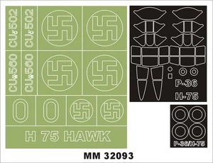 Montex 1/32 masks & markings H-75 Hawk (Finland) for Special Hobby kit - MM32093 - Picture 1 of 1