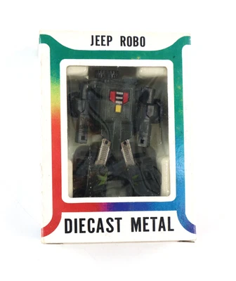 Vtg 80s KO Gobots Geeper Creeper Machine Robo Jeep Action Figure Diecast - Image 1 of 4