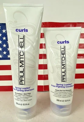 Paul Mitchell Curls Spring Loaded Frizz Fighting Shampoo 8.5oz Conditioner 6.8oz - Image 1 of 2