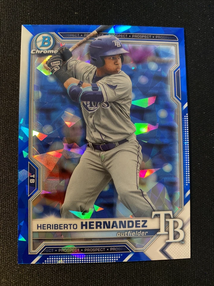 2021 Bowman Draft Sapphire Heriberto Hernandez BDC-100 Tampa Bay Rays 💎💎 - Image 1 of 2