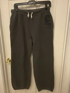 BOY'S GRAY LONG DRAWSTRING WAIST SWEAT PANTS BY GAPKIDS - SIZE : XXL (14-16) - Picture 1 of 4