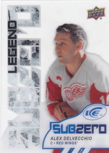 17/18 ICE...ALEX DELVECCHIO...SUB ZERO...LEGEND...ACETATE....# SZ-6...RED WINGS - Picture 1 of 1