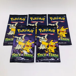 Confezione 5 Carte Pokemon TCG Trucchi o Scambi Booster Pack Halloween Spooky 2023 - Foto 1 di 1