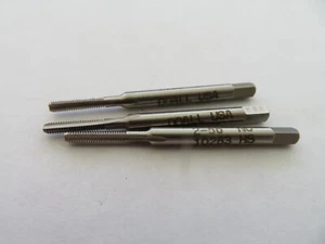 3 pcs HANSON WHITNEY DOALL 2-56 GH1 Bottom 2 Flutes Hand Taps 10263 USA - Picture 1 of 1