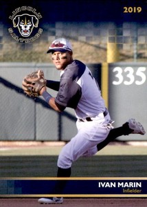 2019 Lincoln Saltdogs Team Issue #15 Ivan Marin Nicaragua - NM Baseball Card