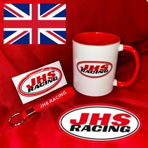 JHS RACING MUG, KEYRING & STICKER SET - Picture 1 of 2