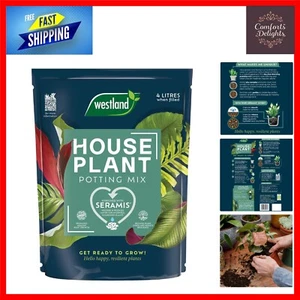 Houseplant Potting Compost Mix Enriched with Seramis, 4L Westland | UK - Picture 1 of 7