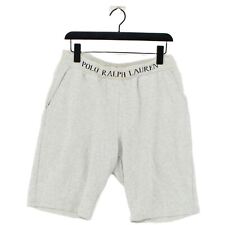 Ralph Lauren Men's Shorts M Grey Cotton with Polyester Sweat