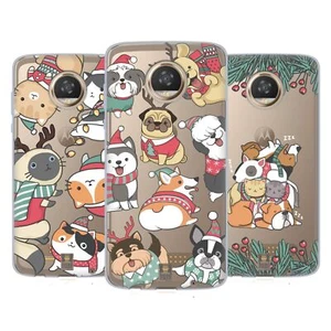 HEAD CASE DESIGNS CHRISTMAS PETS SOFT GEL CASE FOR MOTOROLA PHONES - Picture 1 of 10