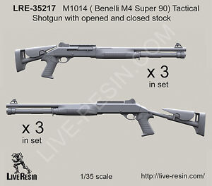 Live Resin 1/35 LRE-35217 M1014 (Benelli M4 Super 90) Tactical Shotgun (1)