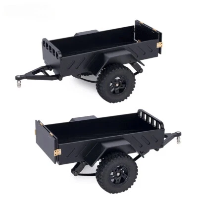 Utility Trailer for 1/18 1/24 RC Car TRX4-M Defender Bronco K10 SCX24 FMS FCX24 - Image 1 of 4