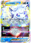 Karta Pokemon TCG Vulpix VStar 034/195 Srebrna wciągarka burzowa Holo Rzadka prawie nowa angielska