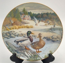 "The Mallard" Decorative Duck Plate, Bart Jerner, Nature, Knowles Collector