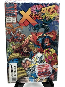 X-Force Annual #2 NM- 9.2 Newsstand Marvel Comics 1993 Sealed Subway sample - Picture 1 of 7