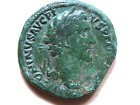 Antoninus Pius. A.D.138-161, Sestertius.. Rev-Salus Standing Left..  Avf