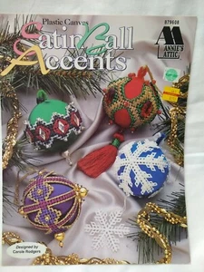 Annie's Attic | 879608 | Plastic Canvas | Satin Ball Accents | Pattern Leaflet - Picture 1 of 2