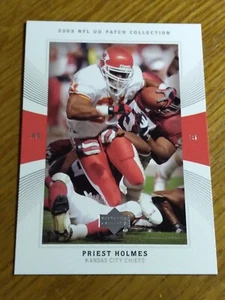 2003 UD Patch Football Collection # 31 Priest Holmes EX-NrMT - Picture 1 of 2