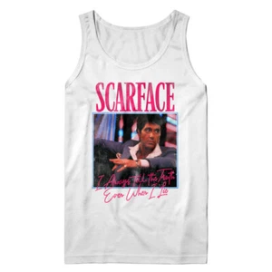 Scarface Movie I Always Tell The Truth Even When I Lie Men's Tank Top T Shirt - Picture 1 of 3