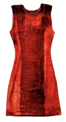 Vestido de terciopelo VIVIENNE TAM años 90 Y2K Cyberpunk Foto 1 de 4