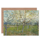 Vincent Van Gogh The Pink Orchard Fine Art Blank Greeting Card