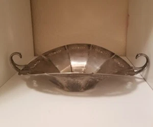 Antique Continental Silver Company Stamped #3665 Silver Bowl/Platter - Picture 1 of 4