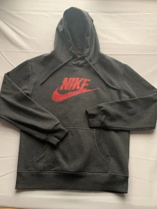 Nike Mens Grey long sleeve Hoodie Size XL - Picture 1 of 7