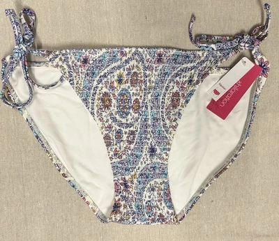 Parte inferior de natación de bikini de tanga ajustada azul cachemira Xhilaration XL (12-14) para mujer Foto 1 de 4