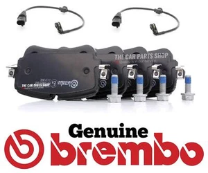 PER AUDI SQ7 4.0 TDI 2016 PREMIUM SET PASTIGLIE FRENO POSTERIORI BREMBO & 2x SENSORI - Foto 1 di 1
