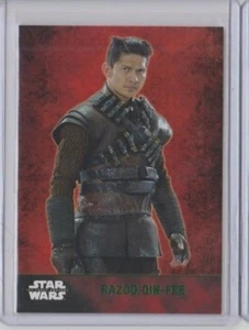Star Wars The Force Awakens Series 1 Trading Card Green Razoo Qin-Fee #32 - Picture 1 of 1
