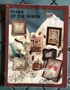 STARS OF THE NORTH ~Polar Bears~ Cross Stitch Craftways Book #N61 VINTAGE 1984! - Picture 1 of 7