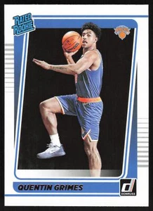 Quentin Grimes 2021 Donruss Rated Rookie # 216 RC New York Knicks - Picture 1 of 1