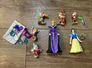 Disney & McDonald 2001 Set Of 7 Disney Snow White Plastic Figure Bundle & Access - Picture 1 of 5