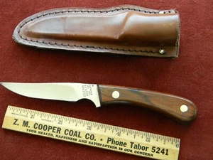 Western Cutlery, model 81 bird and trout hunting knife, custom handles - Picture 1 of 8