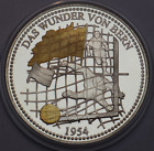 MEDAILLE: DAS WUNDER VON BERN 1954 - 60 JAHRE DEUTSCHLAND, SILBER, 36 mm, PP G10