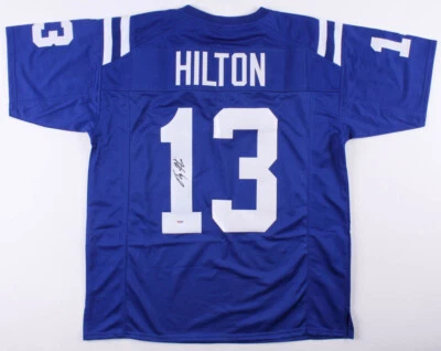 T. Y. Hilton Signed Colts Jersey (PSA COA) 3xPro Bowl (2014–2016) Wide Receiver - Image 1 of 4
