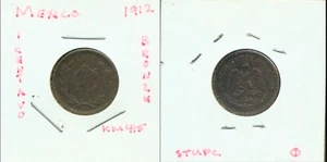 WORLD COINS MEXICO 1912 1 CENTAVO (G854) BRONZE - Picture 1 of 1