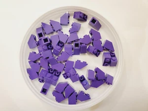 50x - Lego Dark Purple Slope, Inverted 45 2 x 1 (3665) new - Picture 1 of 1