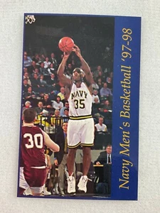 CBK Navy Midshipmen 1997-98 Men's Basketball Schedule Card - Picture 1 of 2