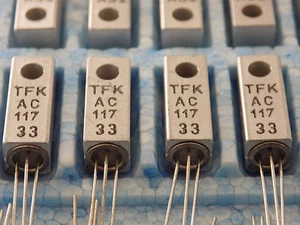 5x AC117 Telefunken PNP Ge Junction Transistor for AF Low Power Amp Applications - Picture 1 of 10