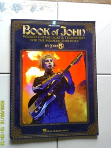 Book of John 5 Guitar Lessons Metal Licks Techniques Modern Shredder Tab Audio - Picture 1 of 1