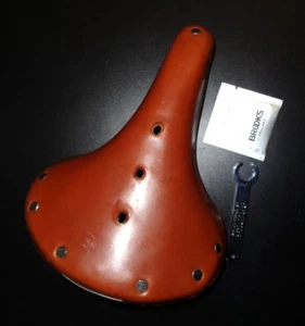 Brooks Ladies Standard B17S Womens Honey Leather Bike Saddle No Box - Picture 1 of 6