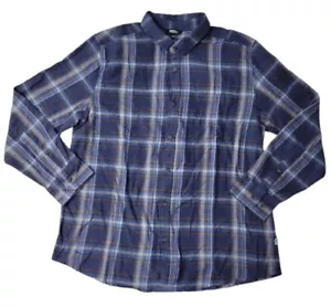 Eddie Bauer Men's Blue Canyon Plaid Flannel Shirt Size X-Large NWT - Picture 1 of 2