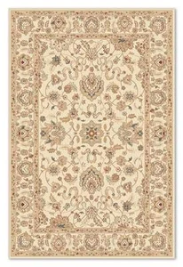 Creme Beige Traditionell Klassisch Orientalisch Ziegler Design Pflegeleicht Teppich L-XL 50% RABATT - Bild 1 von 6