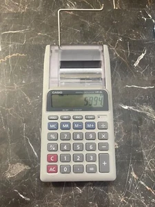 Casio Printing Calculator HR-8L Portable 10 Digit Display Battery Electric Power - Picture 1 of 4
