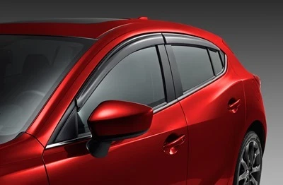 Mazda 3 2014-2018 4 puertas/5 puertas deflectores laterales ventana conjunto de 4 OEM ¡¡Nuevo!!! Foto 1 de 2