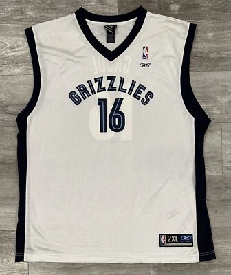 Reebok NBA Memphis Grizzlies Pau Gasol Mesh Jersey Men’s Size 2XL Great cond - Image 1 of 4