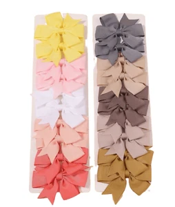 20 PC GIRLS ALLIGATOR CLIP BOWS - Picture 1 of 3