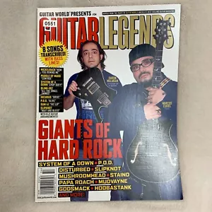 Guitar Legends Magazine #54 2001 Giants of Hard Rock System of a Down & POD - Imagen 1 de 3