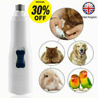 Cordless Electric Pet Dog Cats Grooming Clippers Low Noise Shaver Trimmer Kit Uk